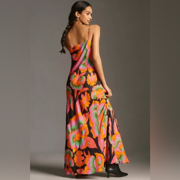 Farm Rio x Anthropologie Floral Maxi Slip Dress - Picture 3 of 10